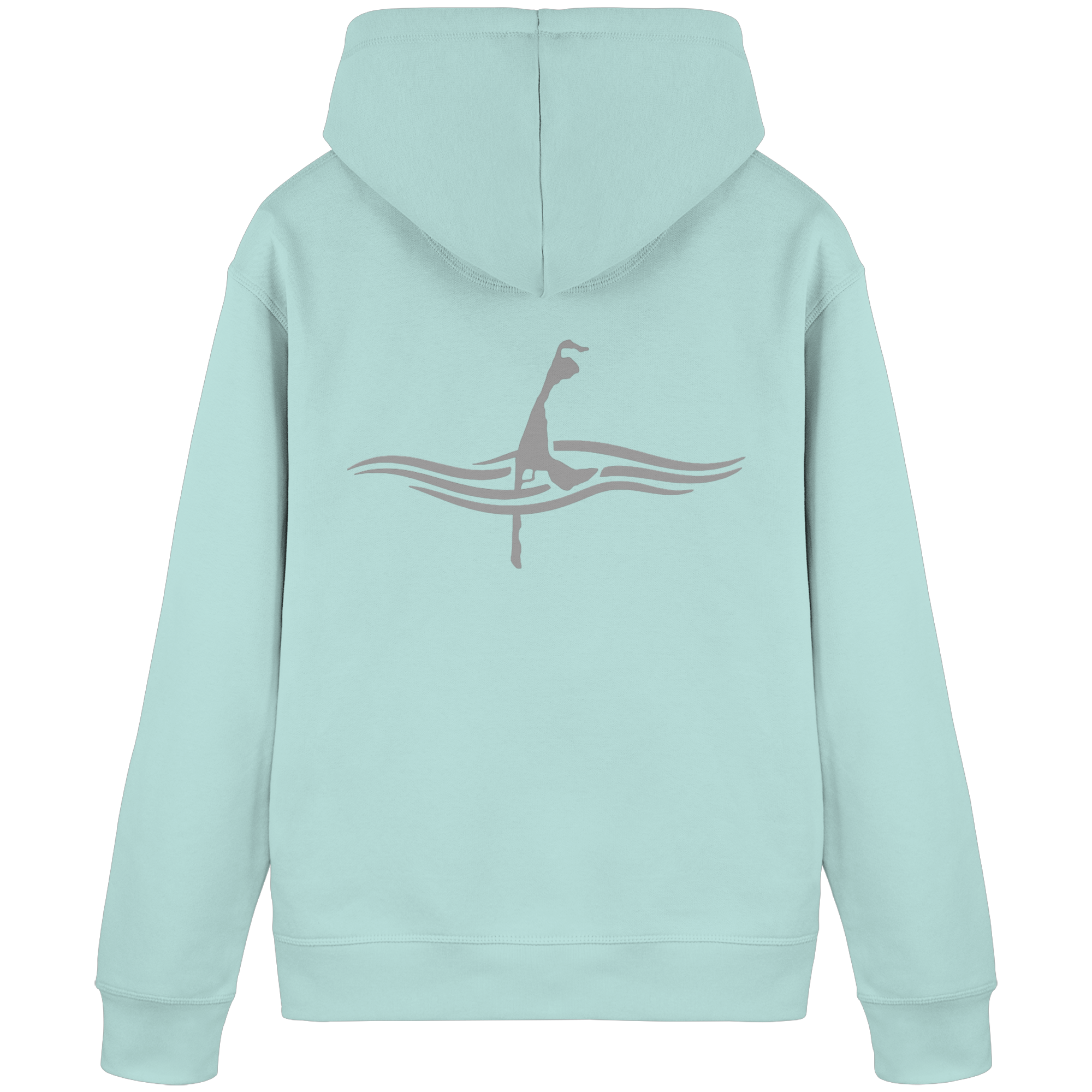 maritimes Sylt vom Meer umschlungen (Rücken) - Basic Hoodie