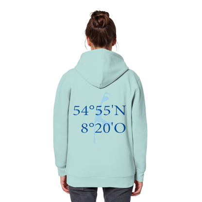 Deine Koordinaten_blau - Basic Hoodie