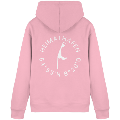 Heimathafen mit Koordinate - Basic Hoodie