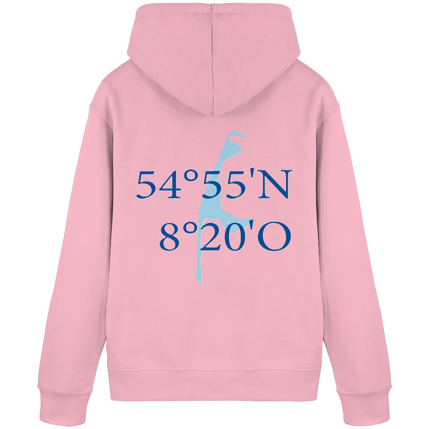 Deine Koordinaten_blau - Basic Hoodie