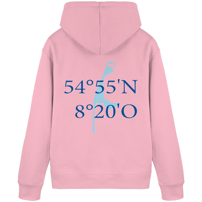 Deine Koordinaten_blau - Basic Hoodie
