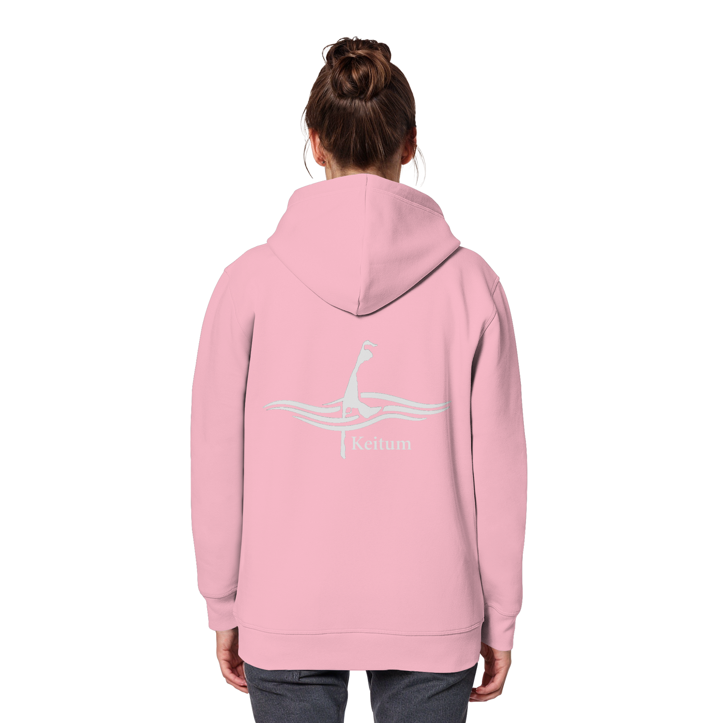 maritimes Sylt vom Meer umschlungen - Keitum Basic Hoodie (hell)
