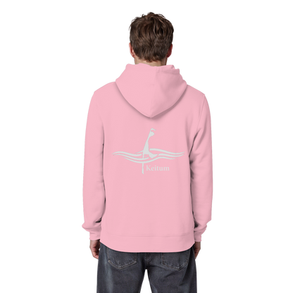 maritimes Sylt vom Meer umschlungen - Keitum Basic Hoodie (hell)