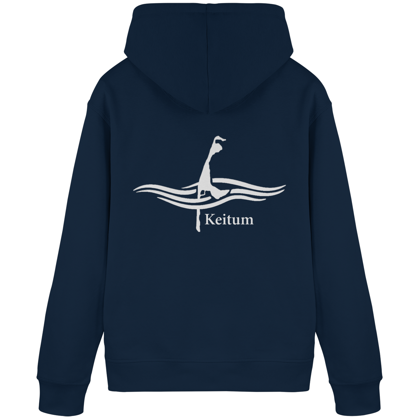 maritimes Sylt vom Meer umschlungen - Keitum Basic Hoodie (hell)