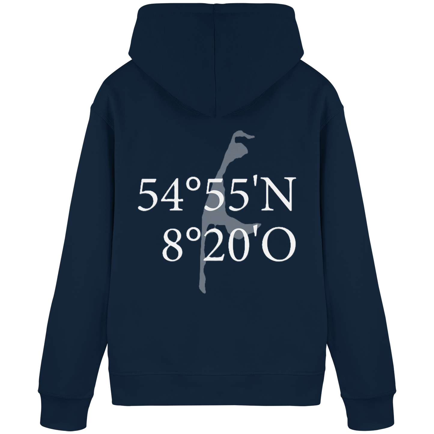 Deine Koordinate_Sonderedition_weiß - Basic Hoodie