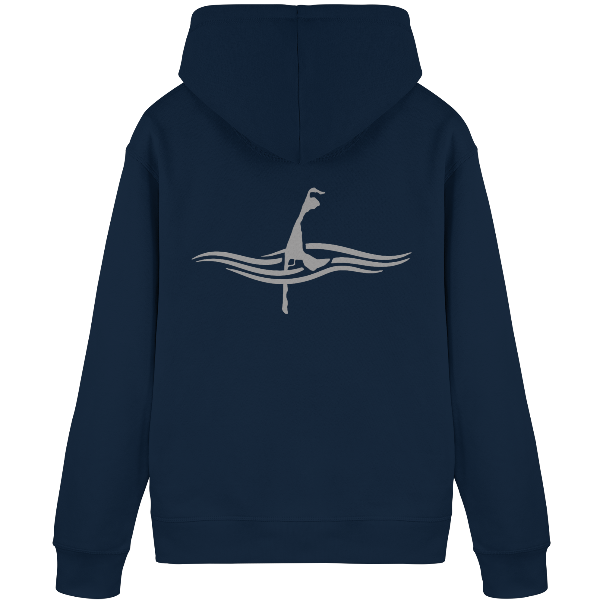 maritimes Sylt vom Meer umschlungen (Rücken) - Basic Hoodie