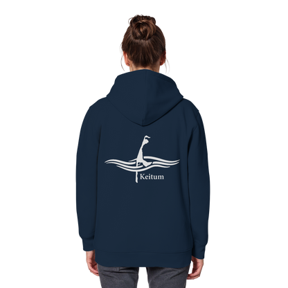 maritimes Sylt vom Meer umschlungen - Keitum Basic Hoodie (hell)