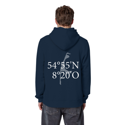 Deine Koordinate_Sonderedition_weiß - Basic Hoodie