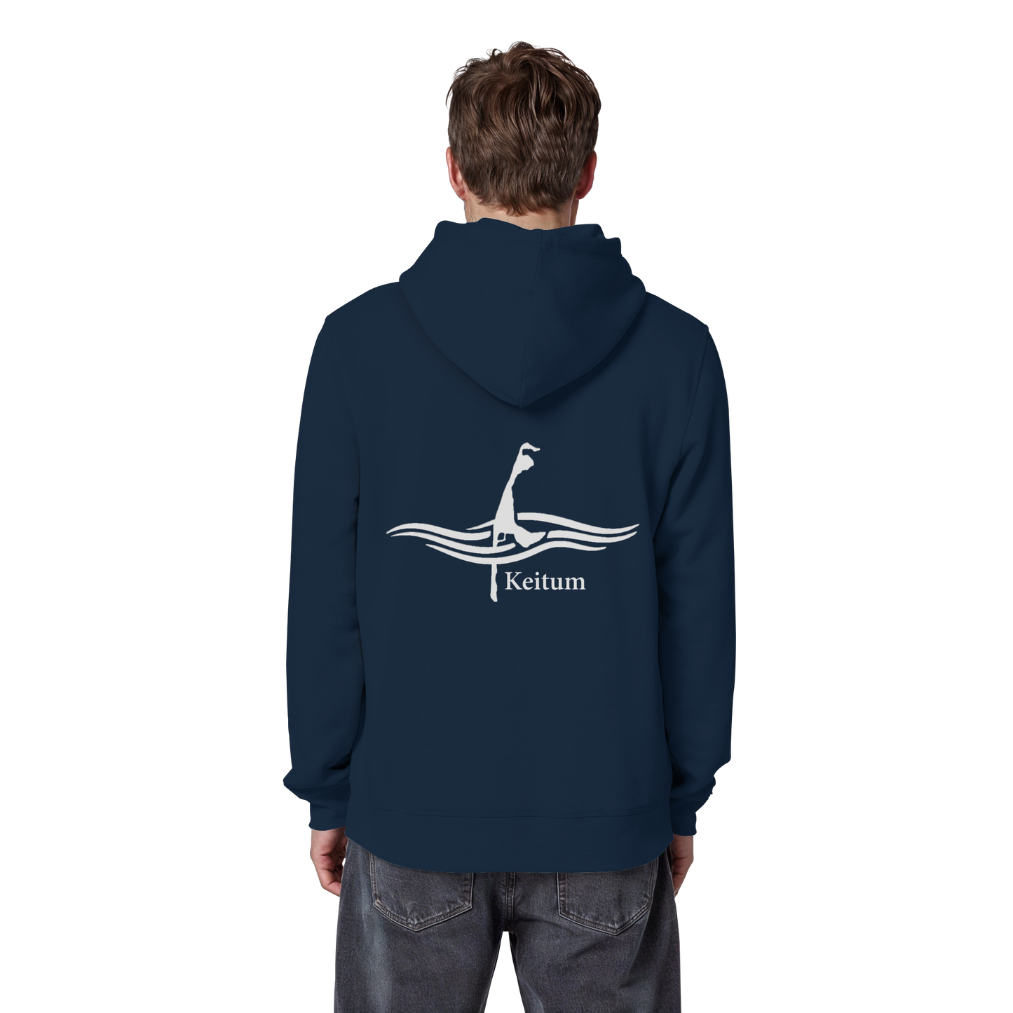 maritimes Sylt vom Meer umschlungen - Keitum Basic Hoodie (hell)
