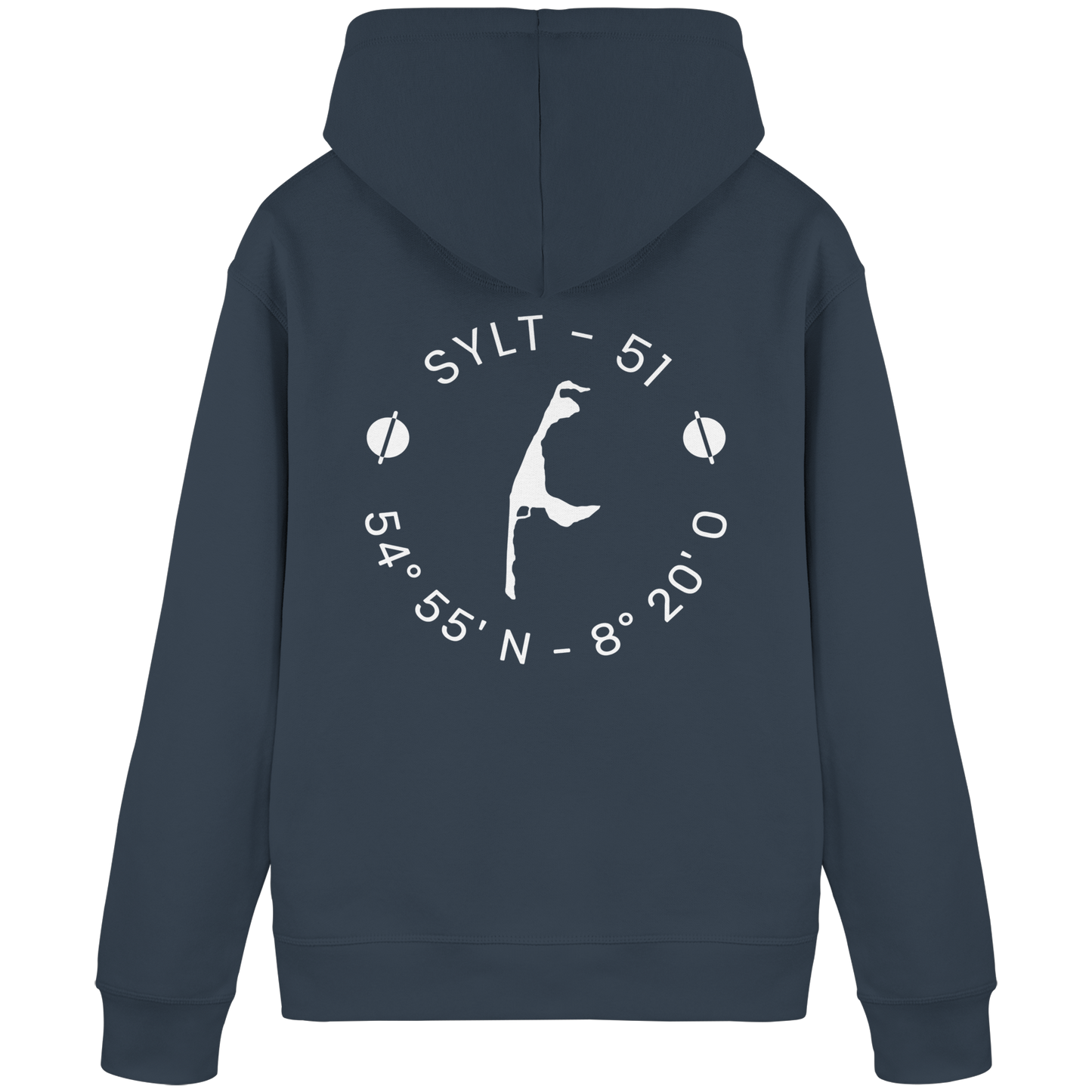 Sylter Heimathafen (rund-back) -  Basic Hoodie
