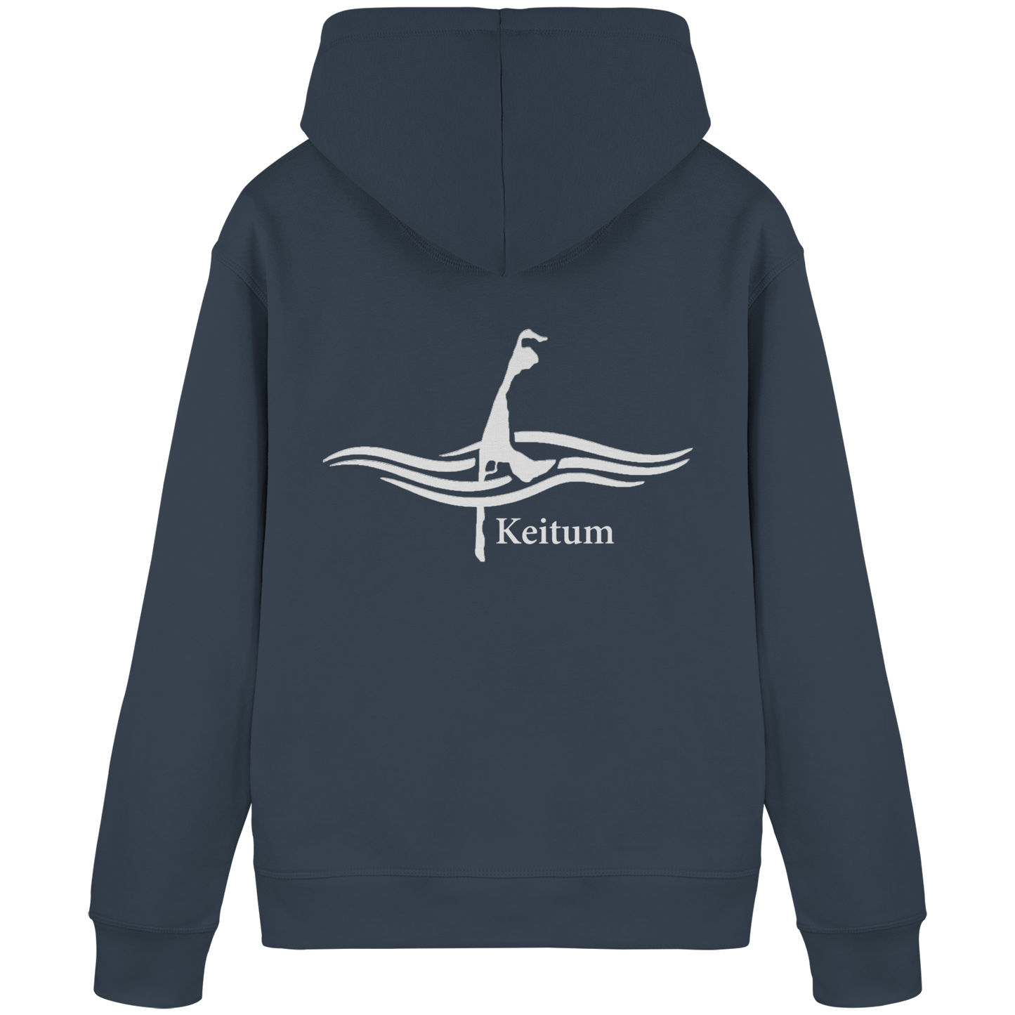 maritimes Sylt vom Meer umschlungen - Keitum Basic Hoodie (hell)