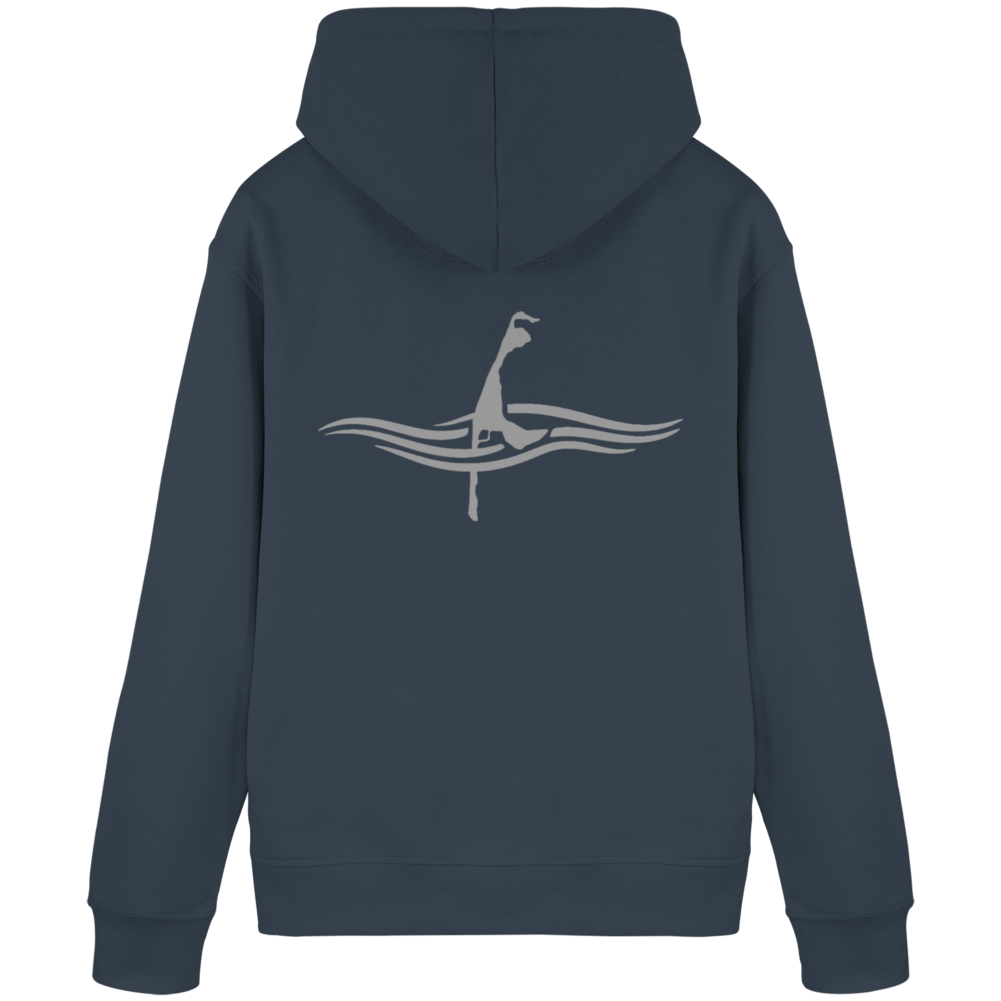 maritimes Sylt vom Meer umschlungen (Rücken) - Basic Hoodie