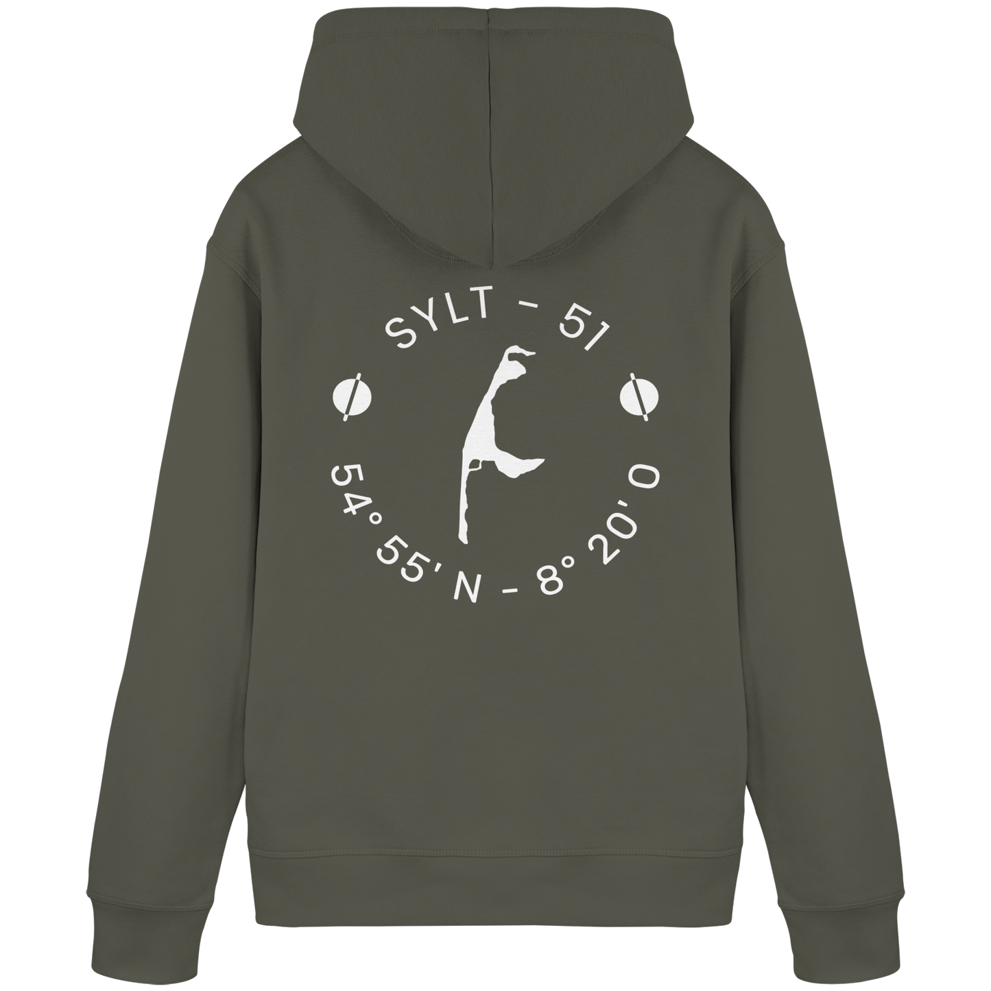 Sylter Heimathafen (rund-back) -  Basic Hoodie