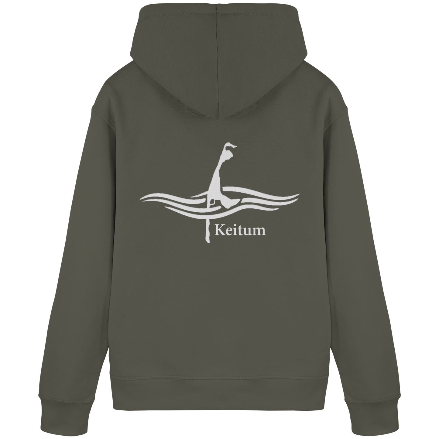maritimes Sylt vom Meer umschlungen - Keitum Basic Hoodie (hell)