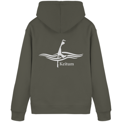 maritimes Sylt vom Meer umschlungen - Keitum Basic Hoodie (hell)