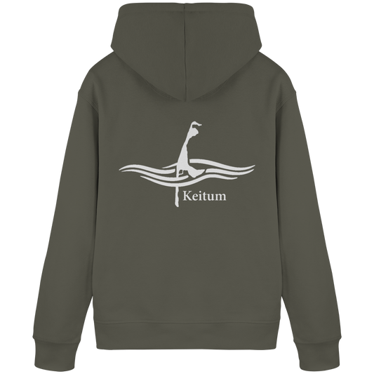 maritimes Sylt vom Meer umschlungen - Keitum Basic Hoodie (hell)