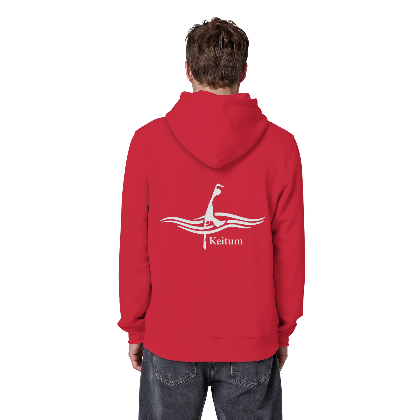 maritimes Sylt vom Meer umschlungen - Keitum Basic Hoodie (hell)