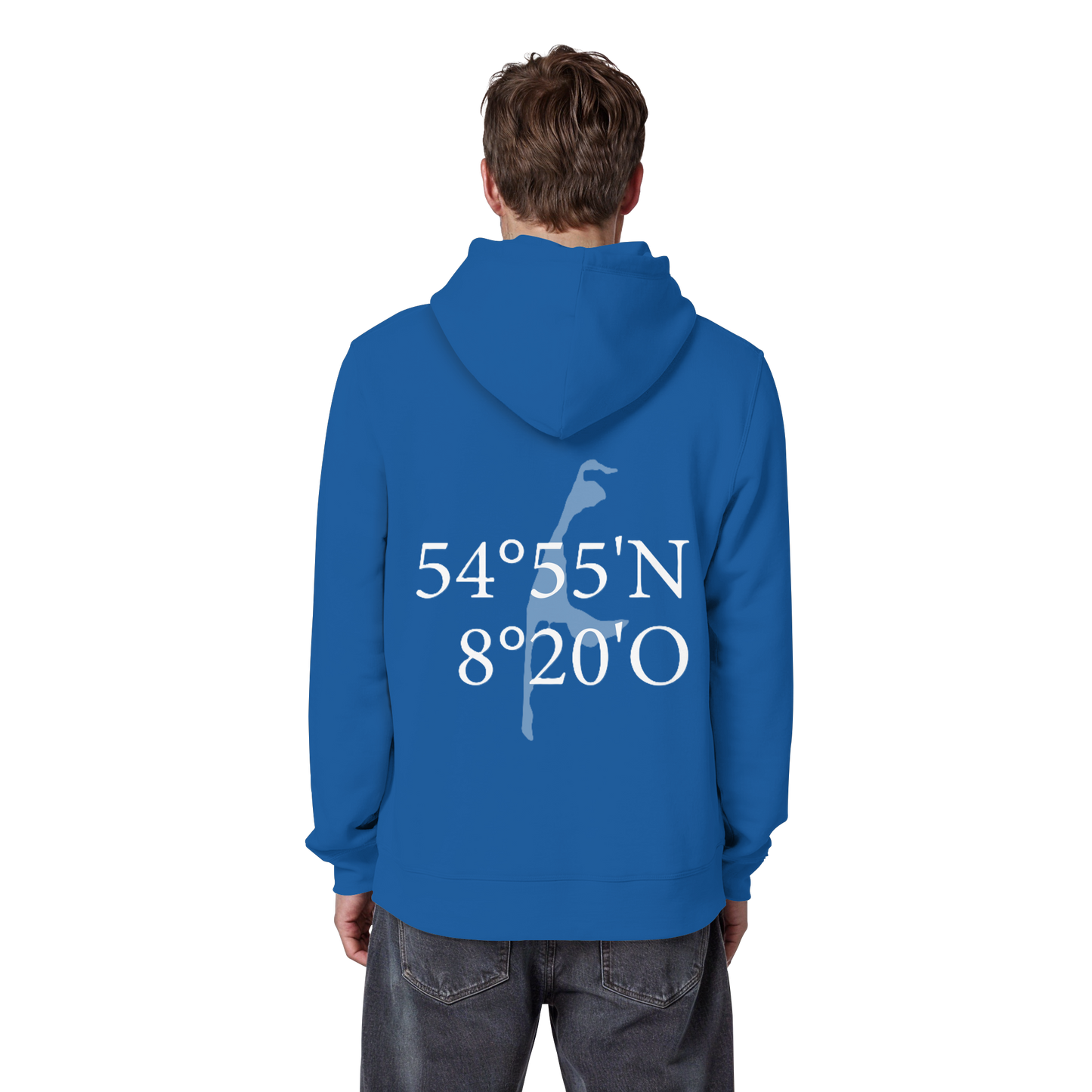 Deine Koordinate_Sonderedition_weiß - Basic Hoodie