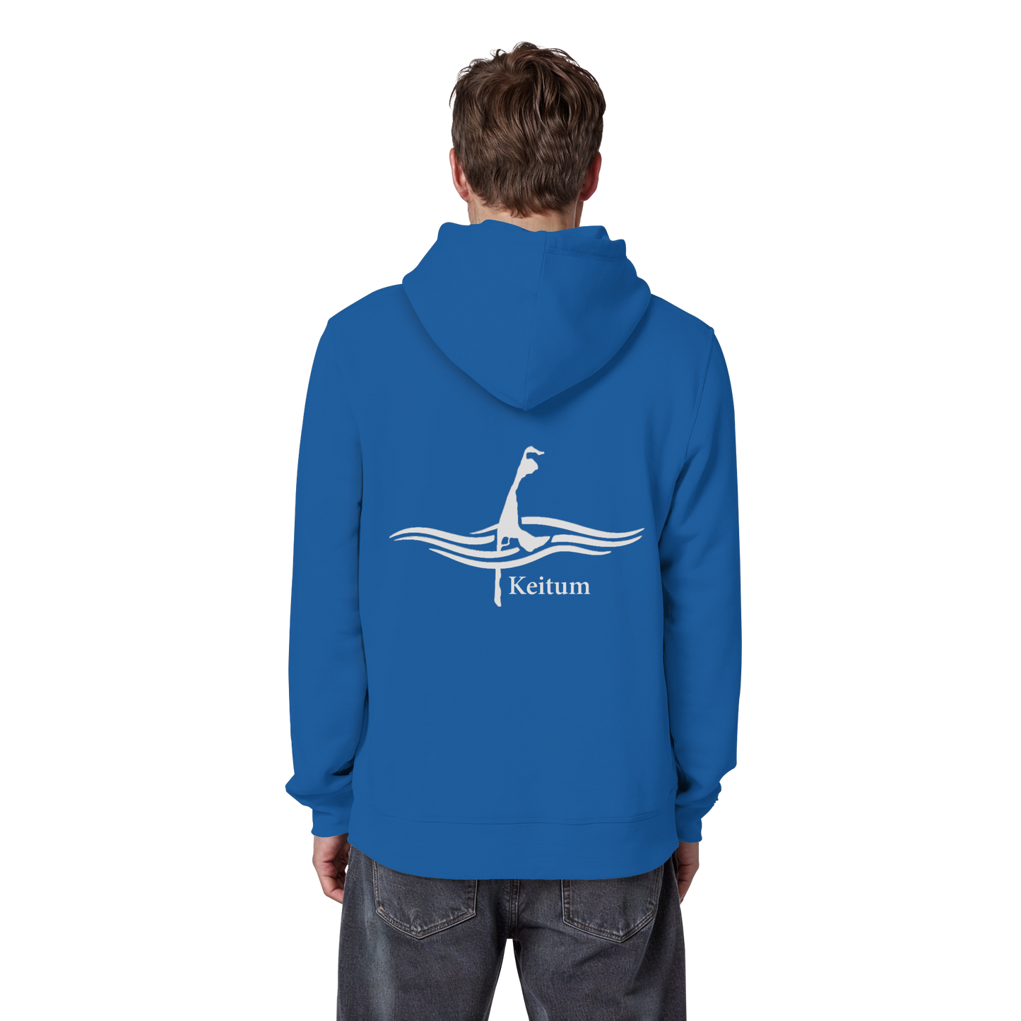 maritimes Sylt vom Meer umschlungen - Keitum Basic Hoodie (hell)