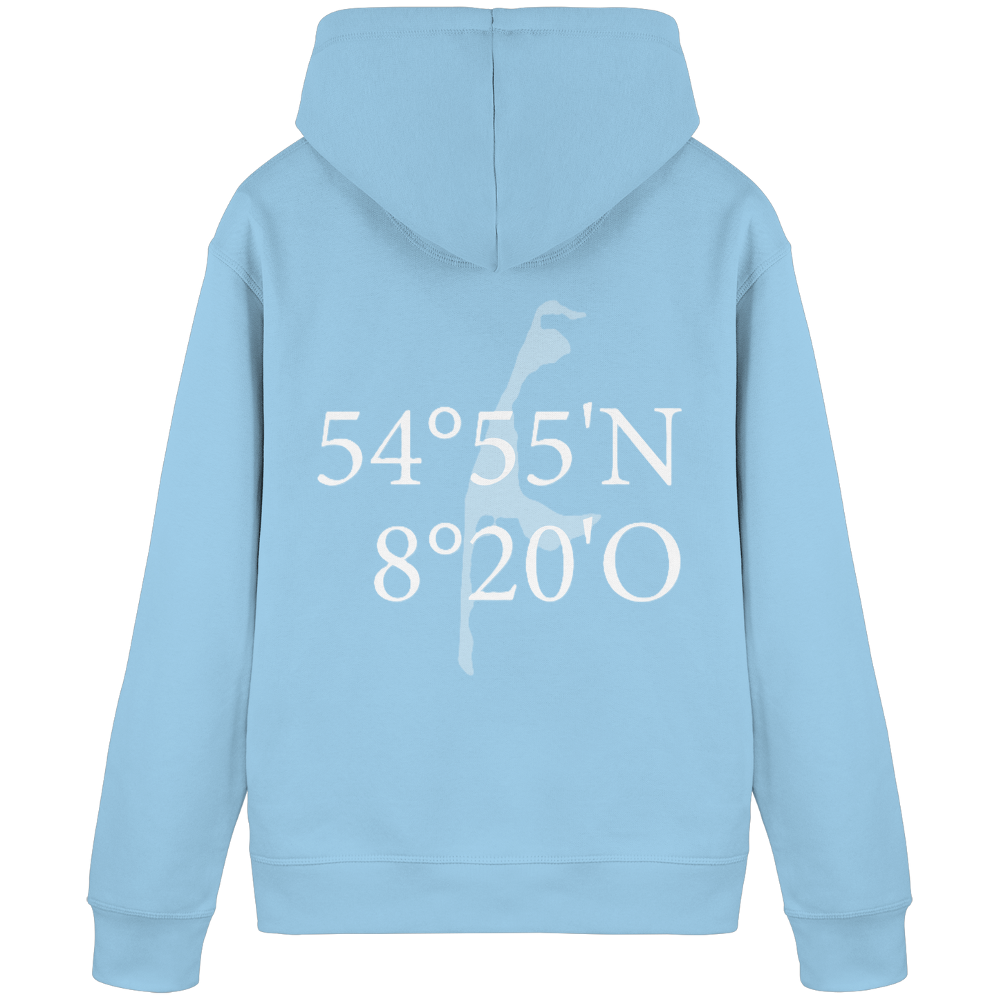 Deine Koordinate_Sonderedition_weiß - Basic Hoodie
