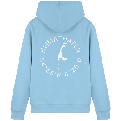 Heimathafen mit Koordinate - Basic Hoodie