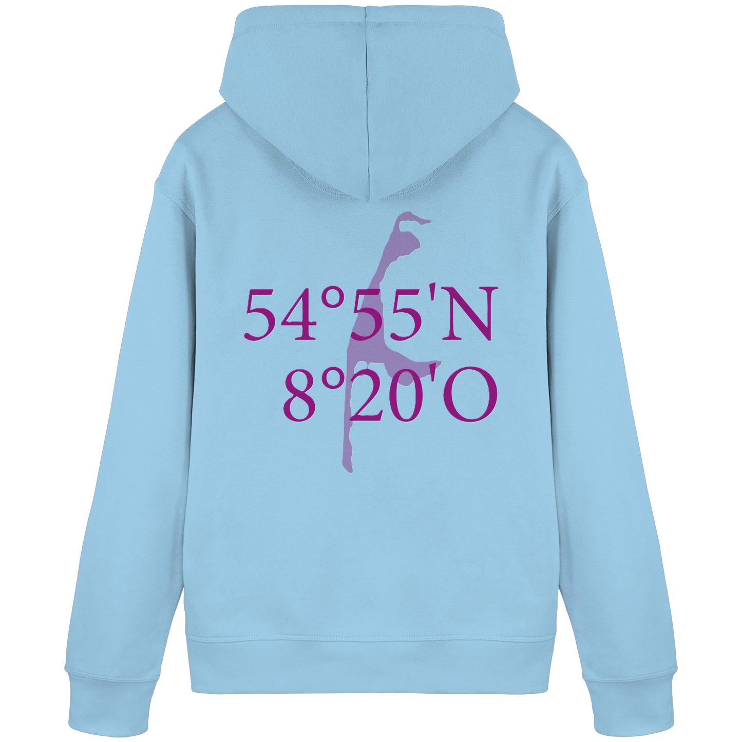Deine Koordinaten - Basic Hoodie