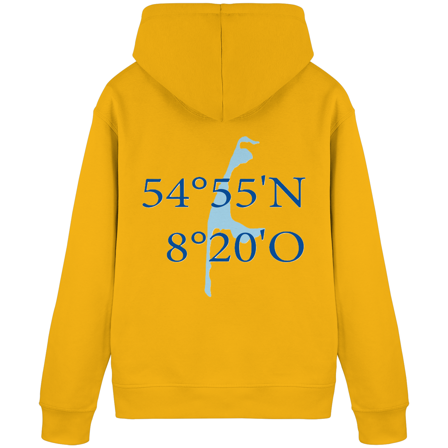 Deine Koordinaten_blau - Basic Hoodie