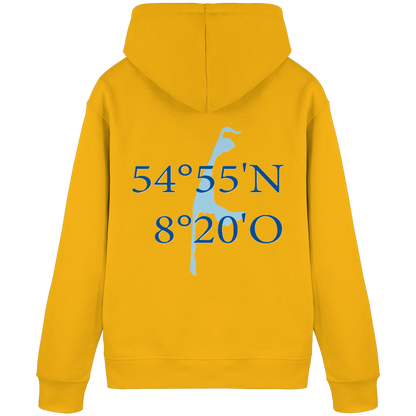 Deine Koordinaten_blau - Basic Hoodie