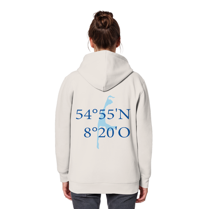 Deine Koordinaten_blau - Basic Hoodie