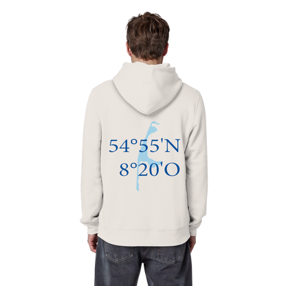 Deine Koordinaten_blau - Basic Hoodie