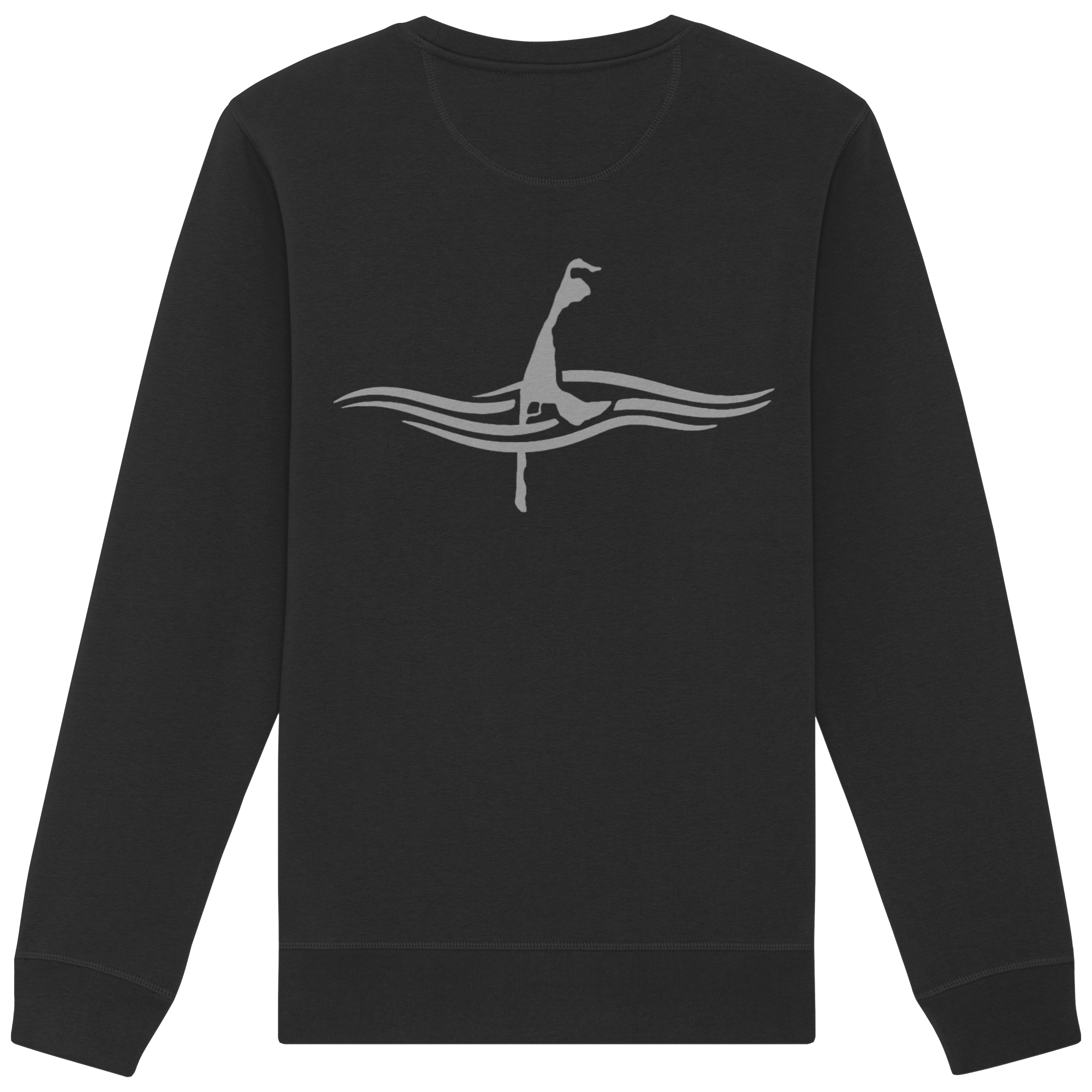 maritimes Sylt vom Meer umschlungen (Rücken) - Basic Unisex Sweatshirt