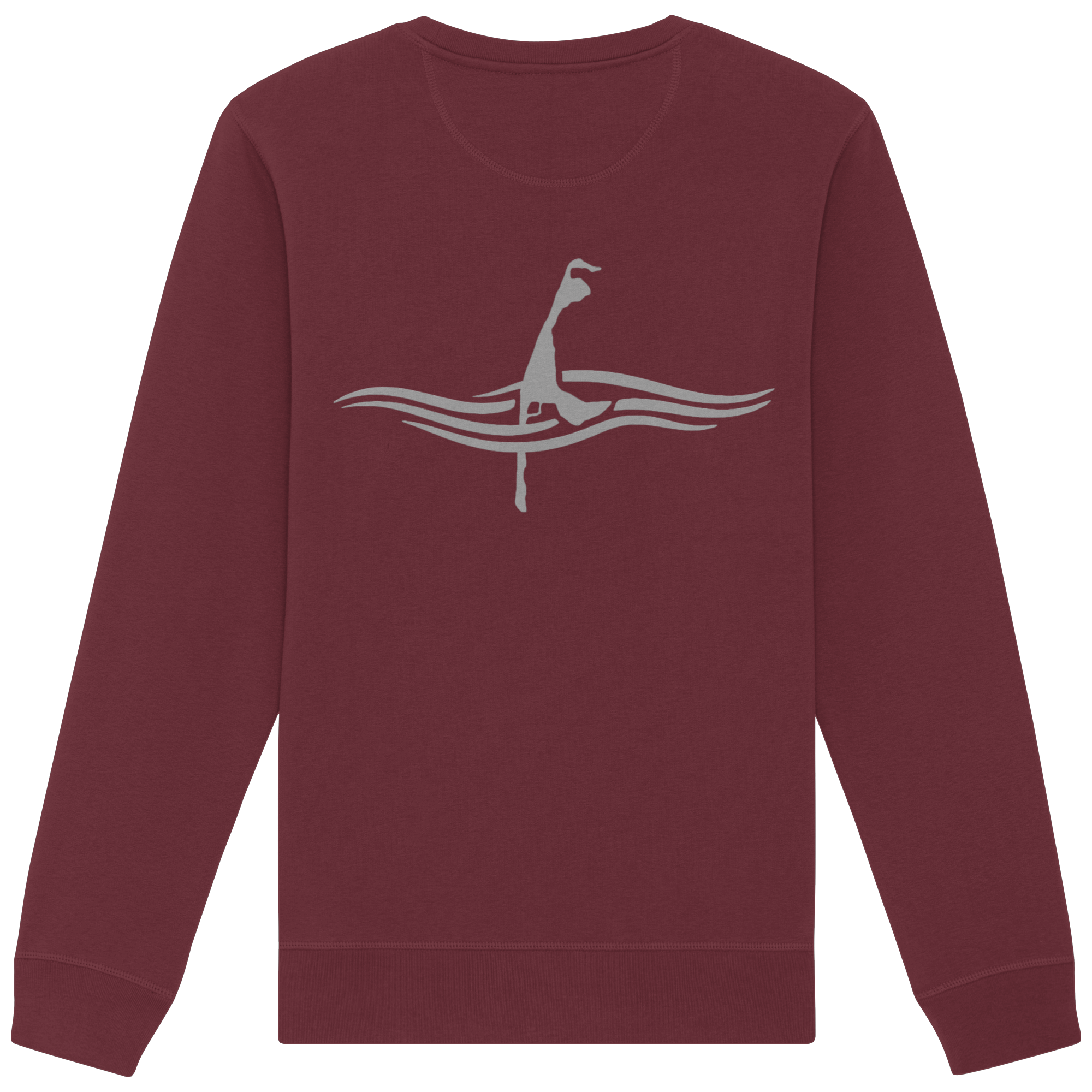 maritimes Sylt vom Meer umschlungen (Rücken) - Basic Unisex Sweatshirt