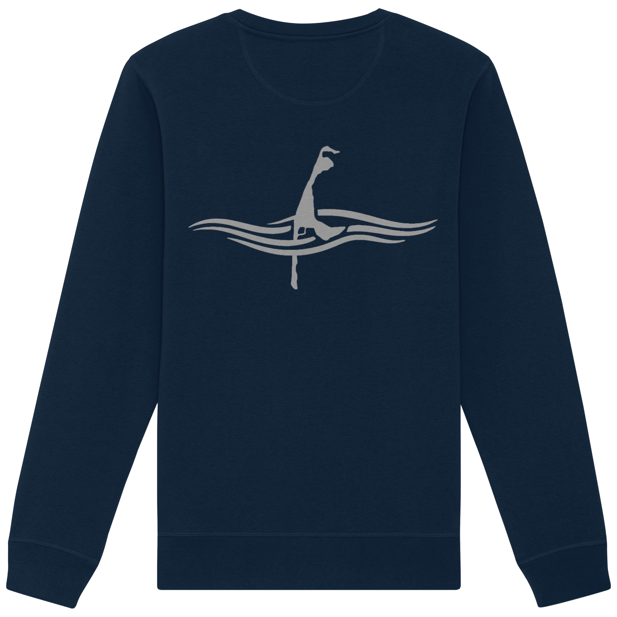 maritimes Sylt vom Meer umschlungen (Rücken) - Basic Unisex Sweatshirt