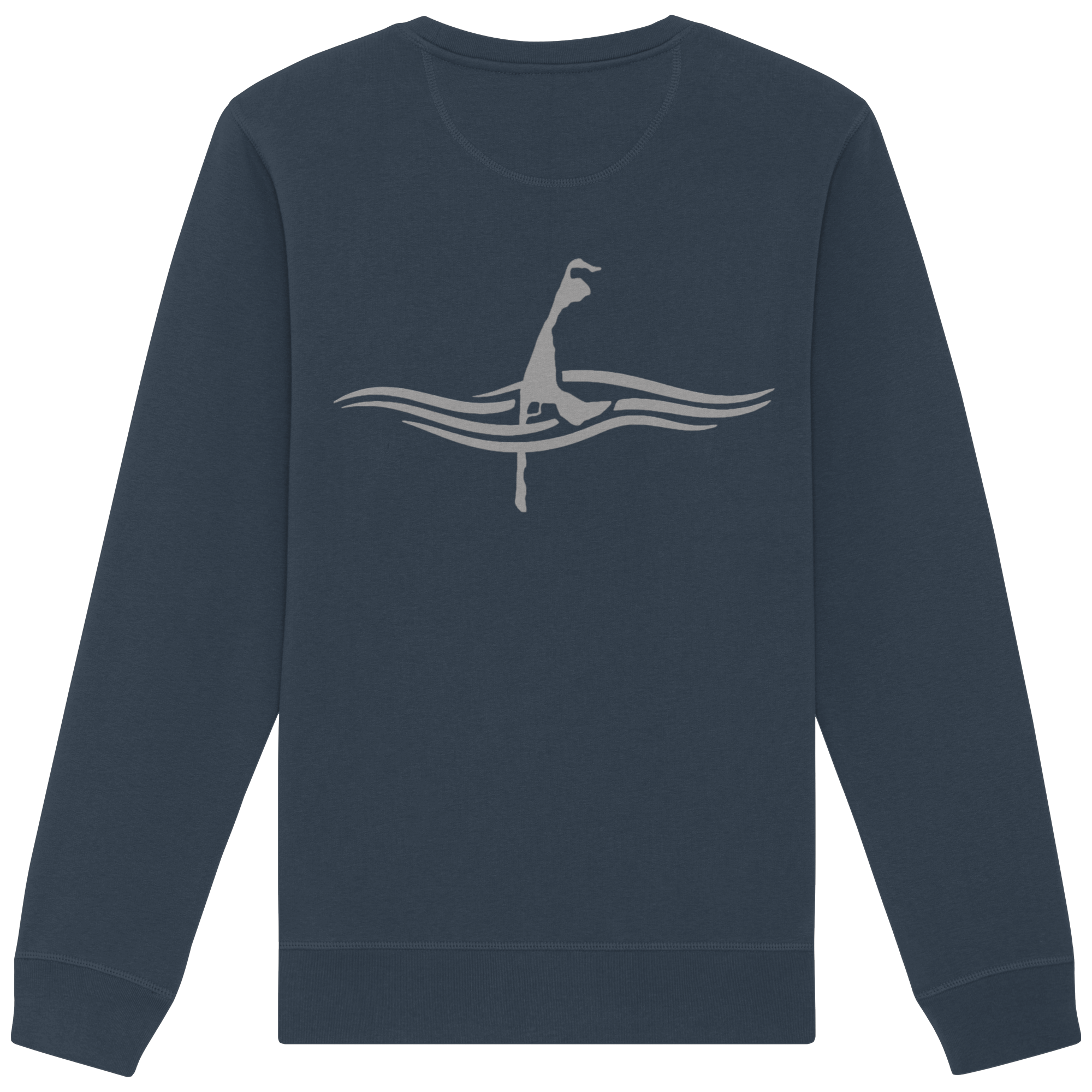 maritimes Sylt vom Meer umschlungen (Rücken) - Basic Unisex Sweatshirt