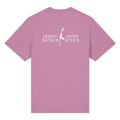 Heimathafen Sylt mit Standort (back) - Heavy T-Shirt