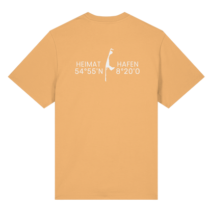 Heimathafen Sylt mit Standort (back) - Heavy T-Shirt