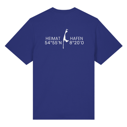 Heimathafen Sylt mit Standort (back) - Heavy T-Shirt