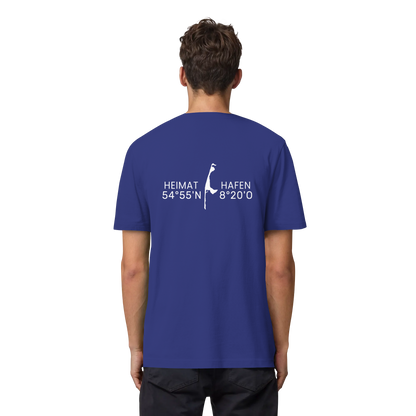 Heimathafen Sylt mit Standort (back) - Heavy T-Shirt