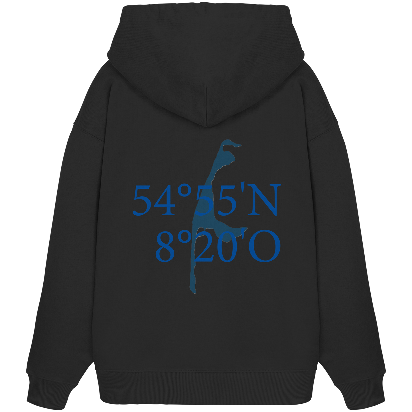 Deine Koordinaten  - Oversize Hoodie
