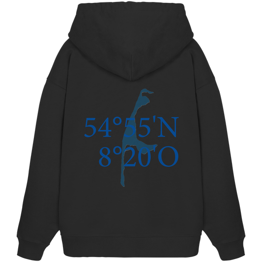 Deine Koordinaten  - Oversize Hoodie