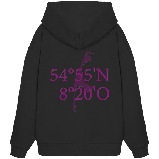 Deine Koordinaten - Oversize Hoodie