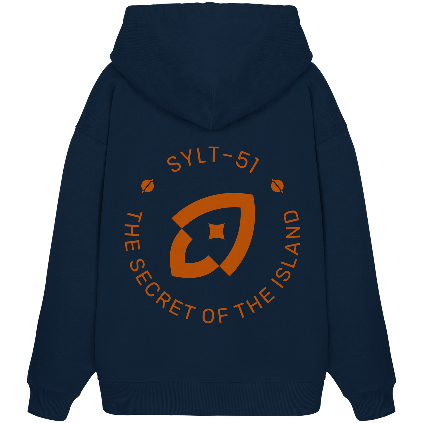 Oversize Hoodie orange (bis 3XL)