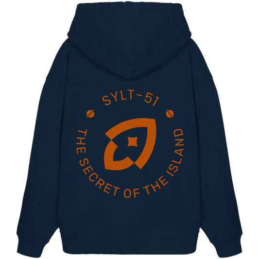 Oversize Hoodie orange (bis 3XL)