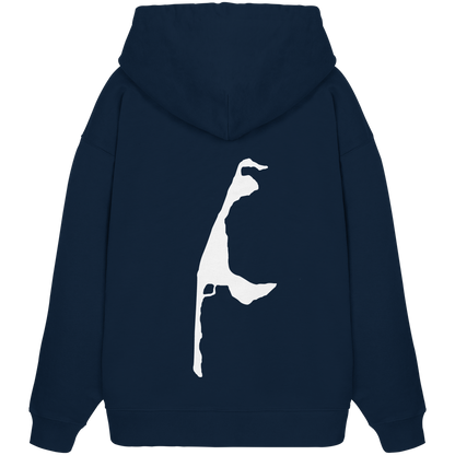 Heimat Sylt - deine Koordinate_Insel_only - Oversize Hoodie