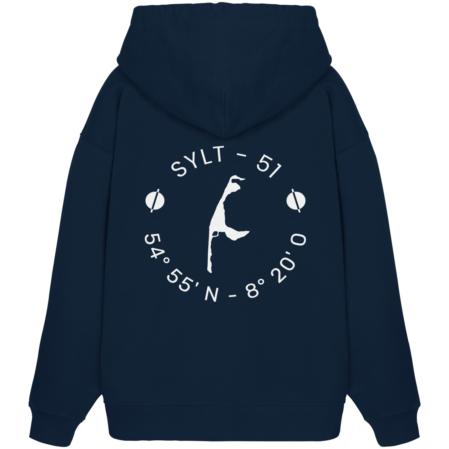Sylter Heimathafen (rund-back) - Oversize Hoodie