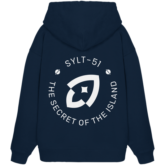 Oversize Hoodie Unicolor white