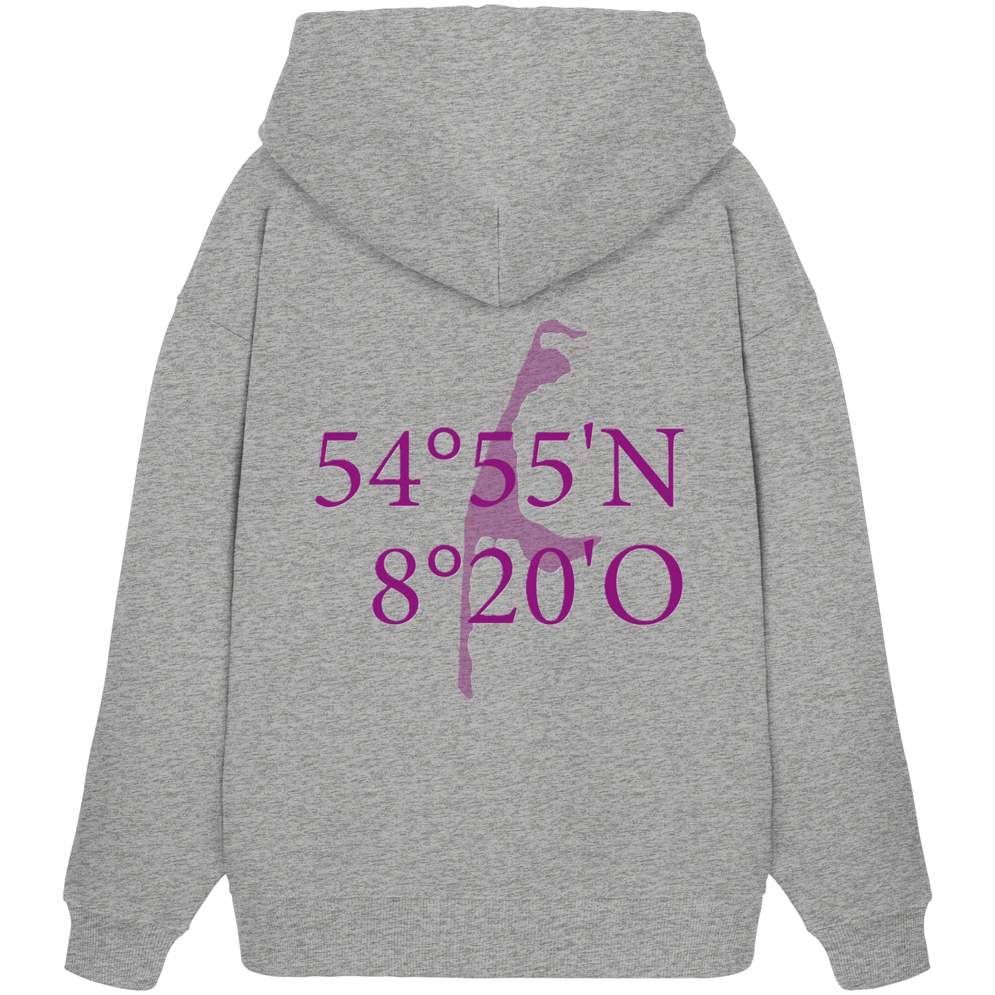 Deine Koordinaten - Oversize Hoodie