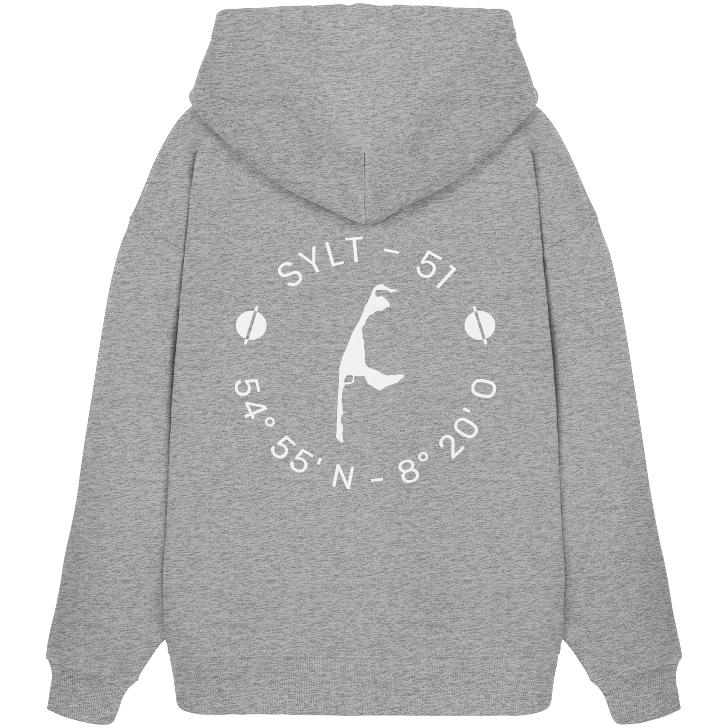 Sylter Heimathafen (rund-back) - Oversize Hoodie