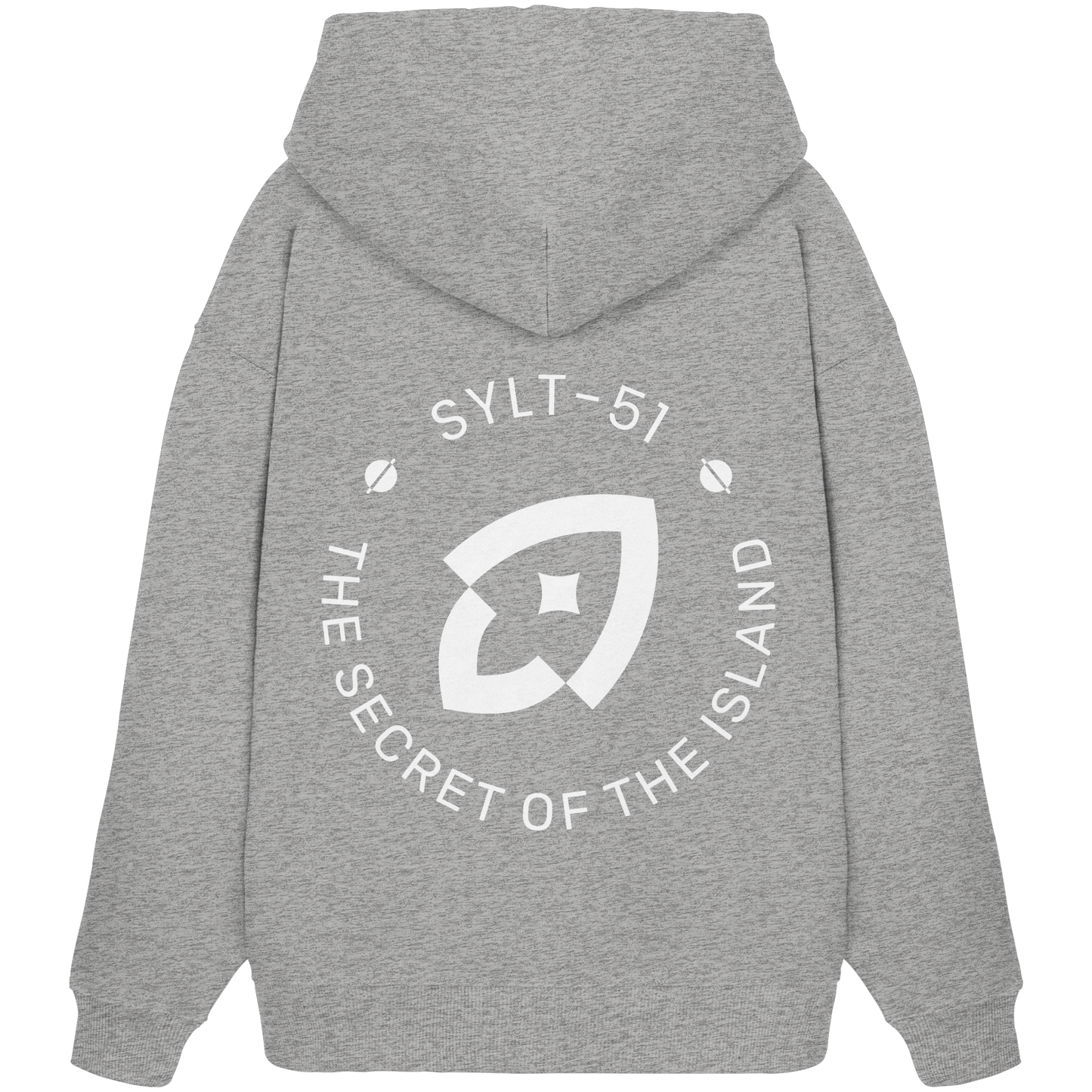 Oversize Hoodie Unicolor white