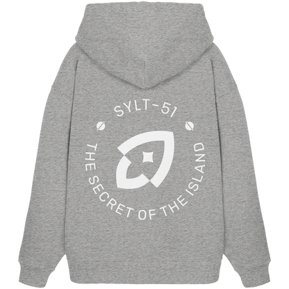 Oversize Hoodie Unicolor white